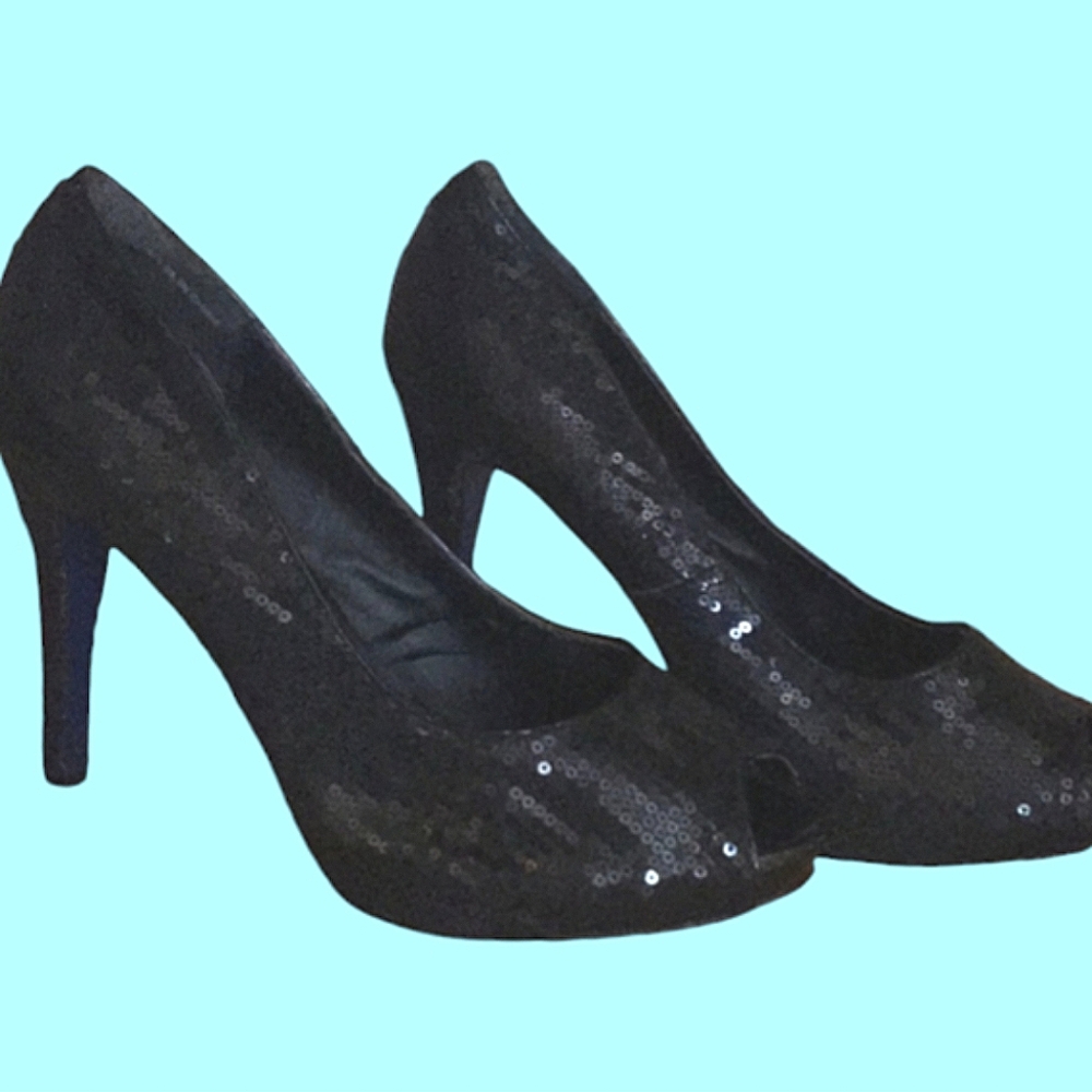 4" Sequin F21 Heels